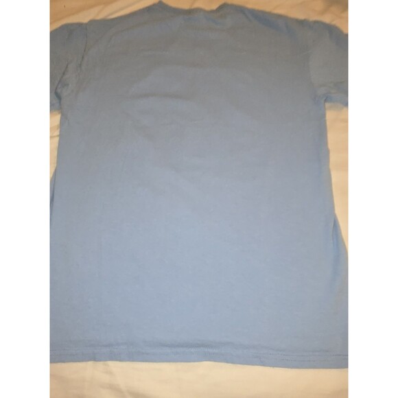 Ghostbusters Graphic T-Shirt Blue Stay Puft Slimer Ecto-1 Car 2022 Mad Engine... - Picture 8 of 8